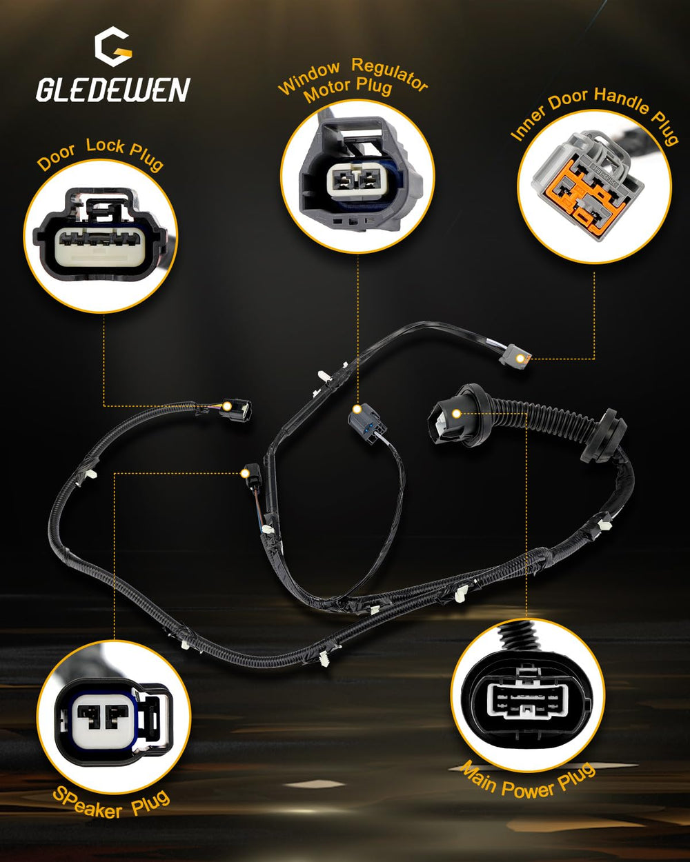 Gledewen durable core and insulated rubber improve long-term power transmission.