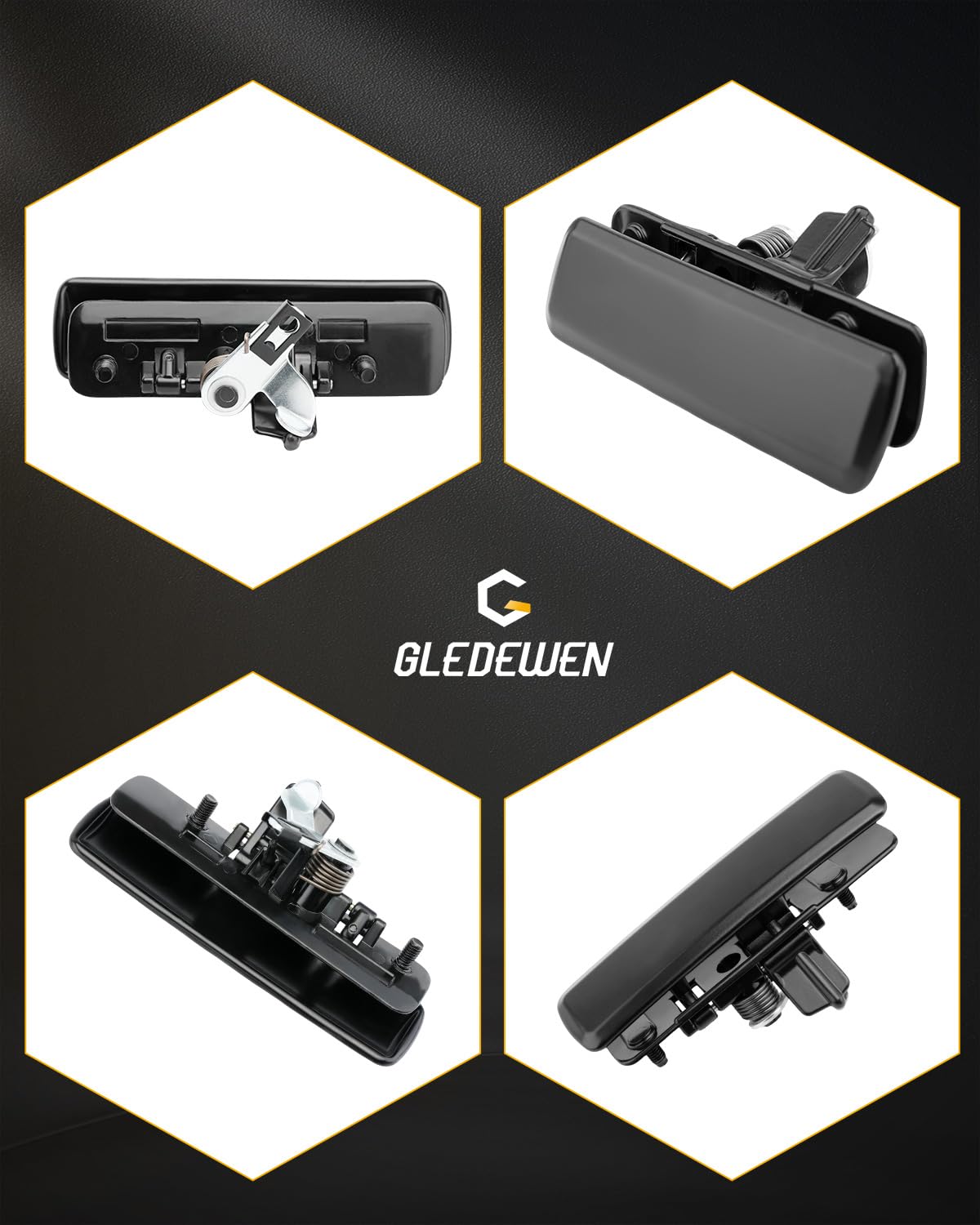 Gledewen easy-install exterior door handle with factory-like compatibility.