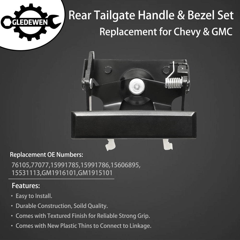 Gledewen easy-install tailgate handle fits quickly without modifications.