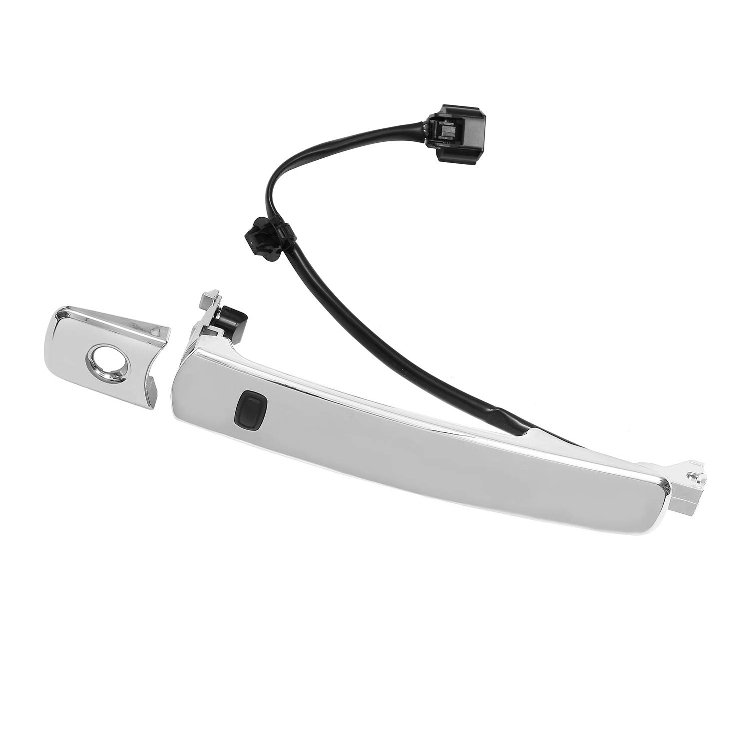 Gledewen exterior chrome door handle with keyhole, OEM-style replacement for Rogue (2010–2013).
