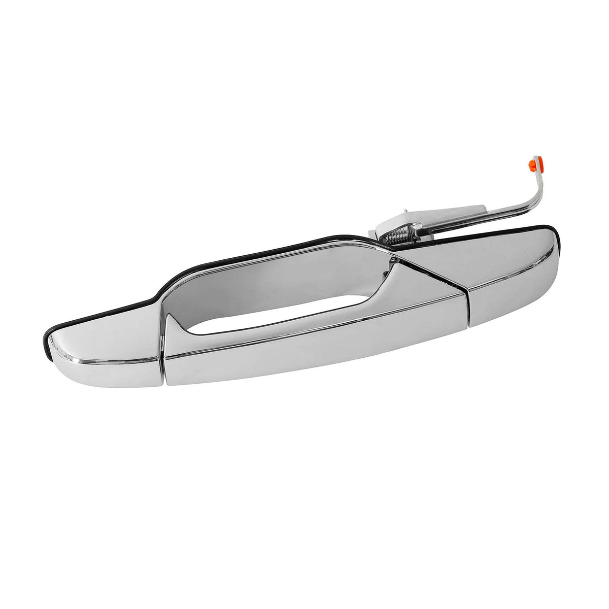 Gledewen exterior chrome door handle rear left driver side installed on GM trucks