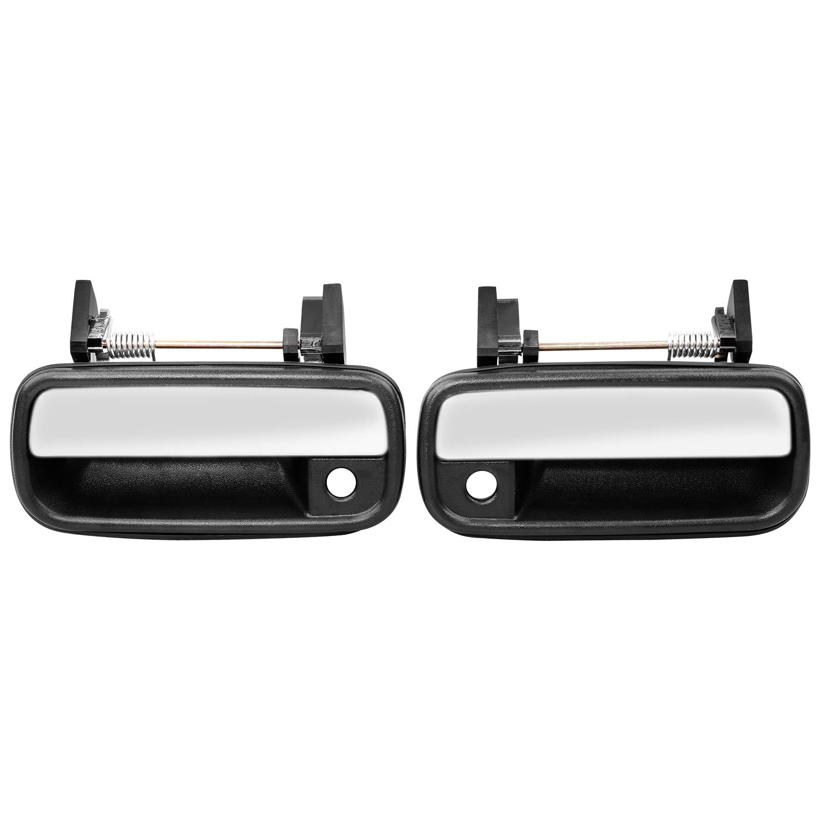Gledewen exterior door handle front driver side with chrome lever for easy replacement.