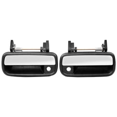 Gledewen exterior door handle front driver side with chrome lever for easy replacement.