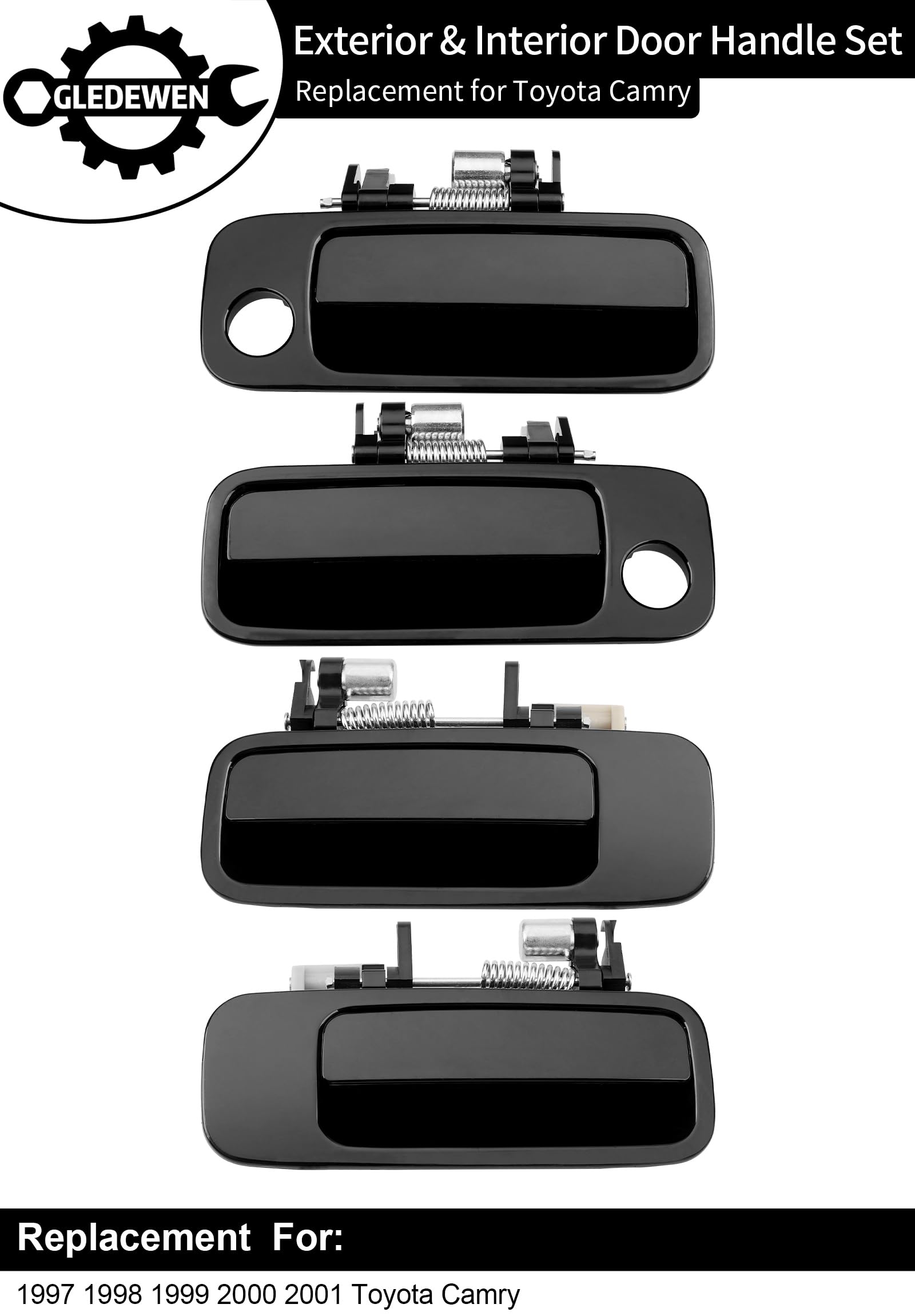 Gledewen exterior front-right door handle for Camry 97-01 ensures easy access.