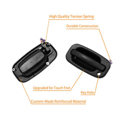 Gledewen exterior door handle rear-left driver view, corrosion-resistant finish.