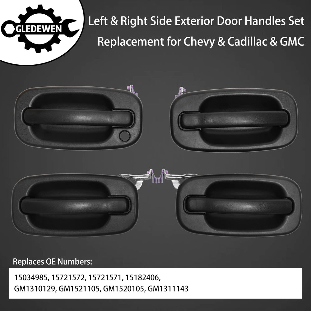 Gledewen exterior door handle rear-right passenger view, reliable performance.