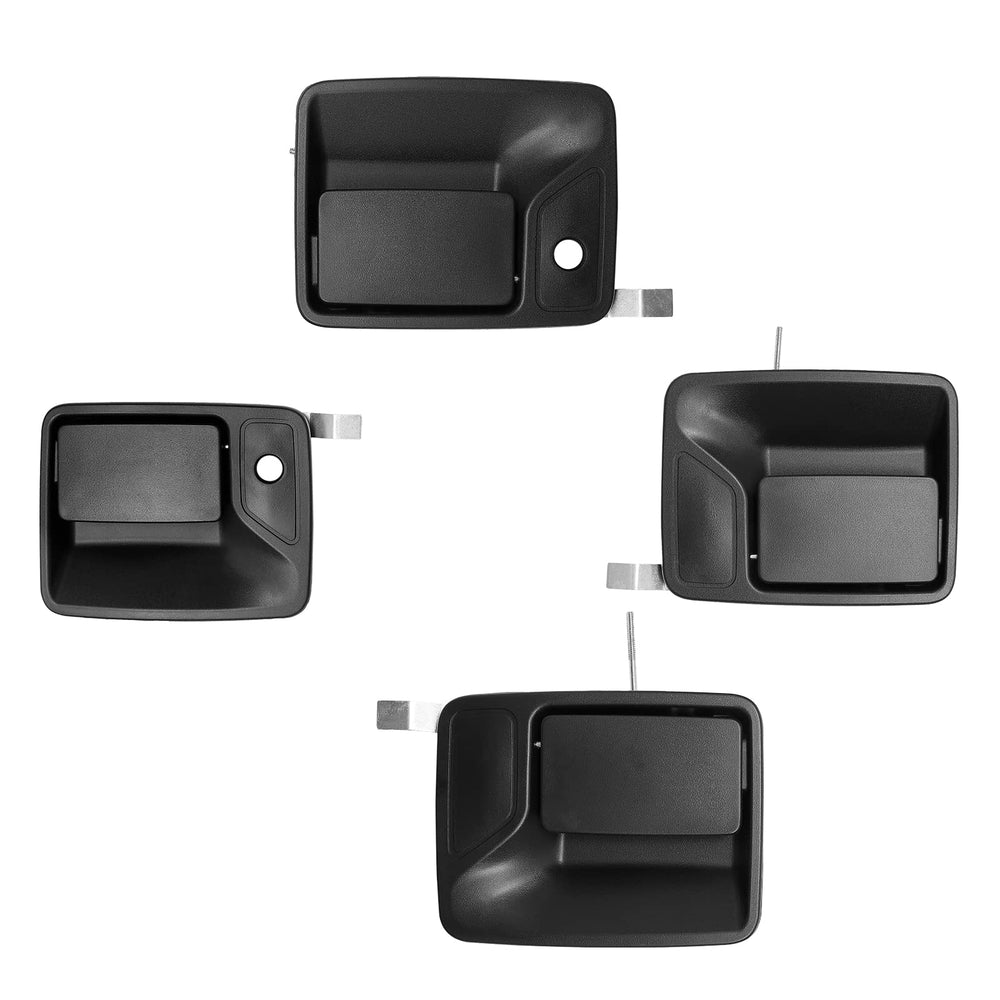 Gledewen exterior front left door handle with key hole for Ford Super Duty; reliable replacement.