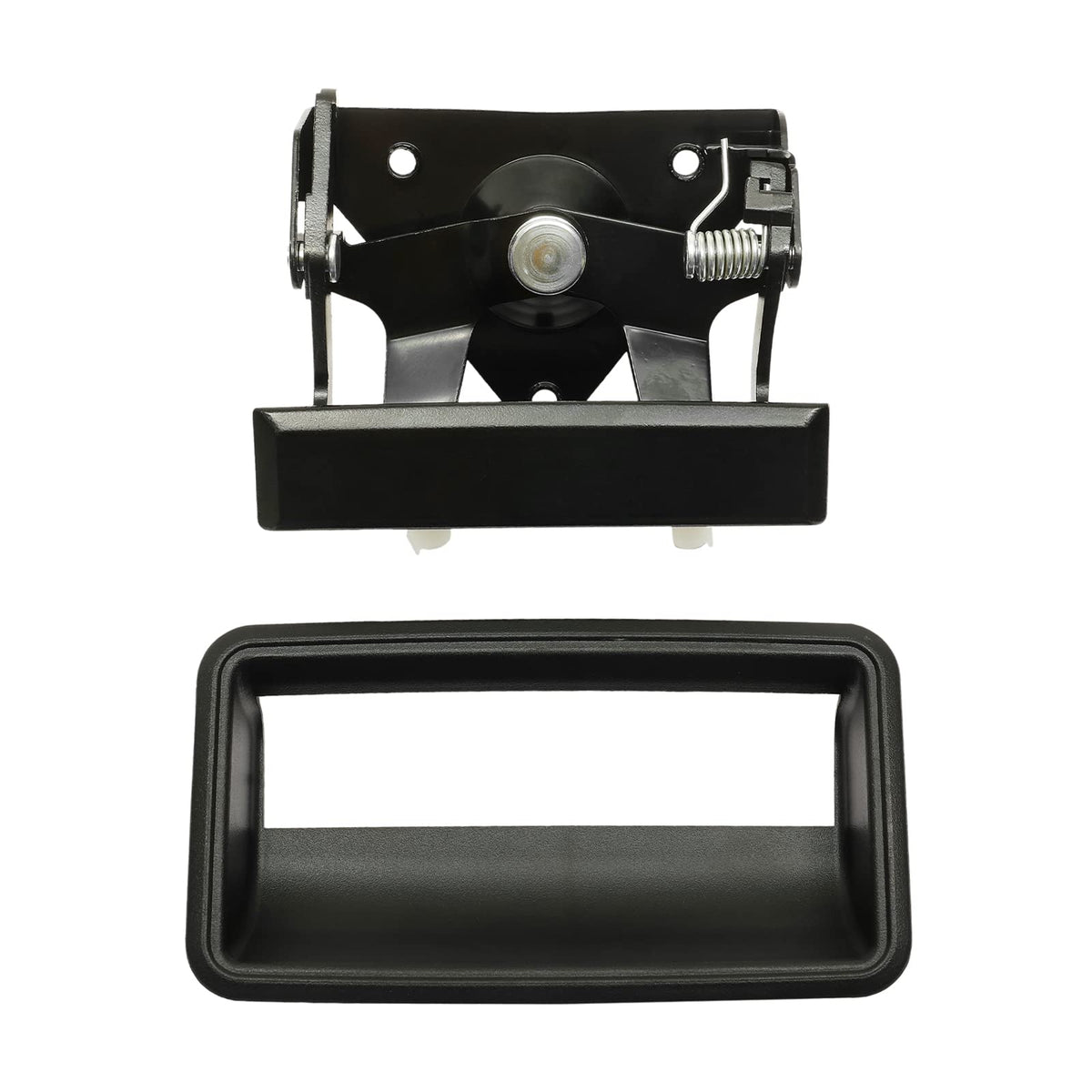 Gledewen exterior textured tailgate handle on trucks for dependable access.