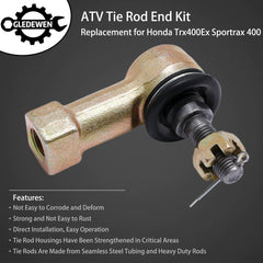 Gledewen four tie rod ends provide durable front-end replacement