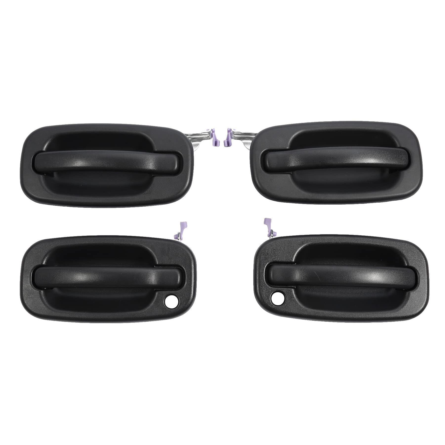 Gledewen front-right exterior door handle with keyhole, durable entry hardware for GM vehicles