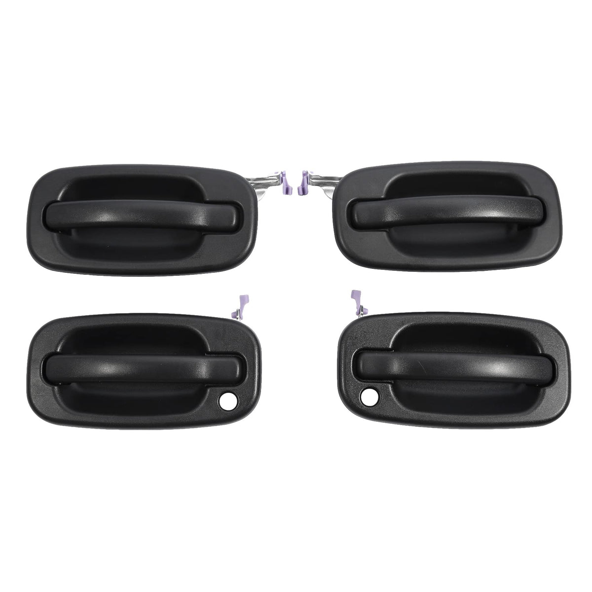 Gledewen front-right exterior door handle with keyhole, durable entry hardware for GM vehicles