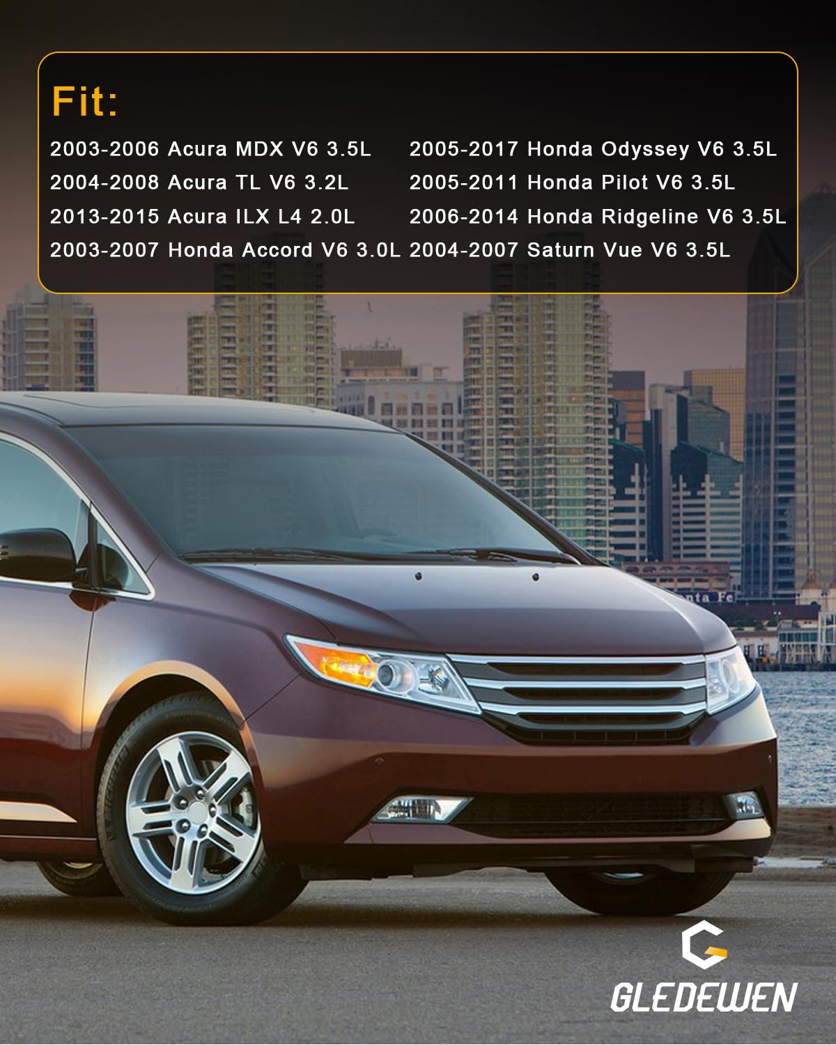 Gledewen fuel injector pack includes warranty for peace of mind.