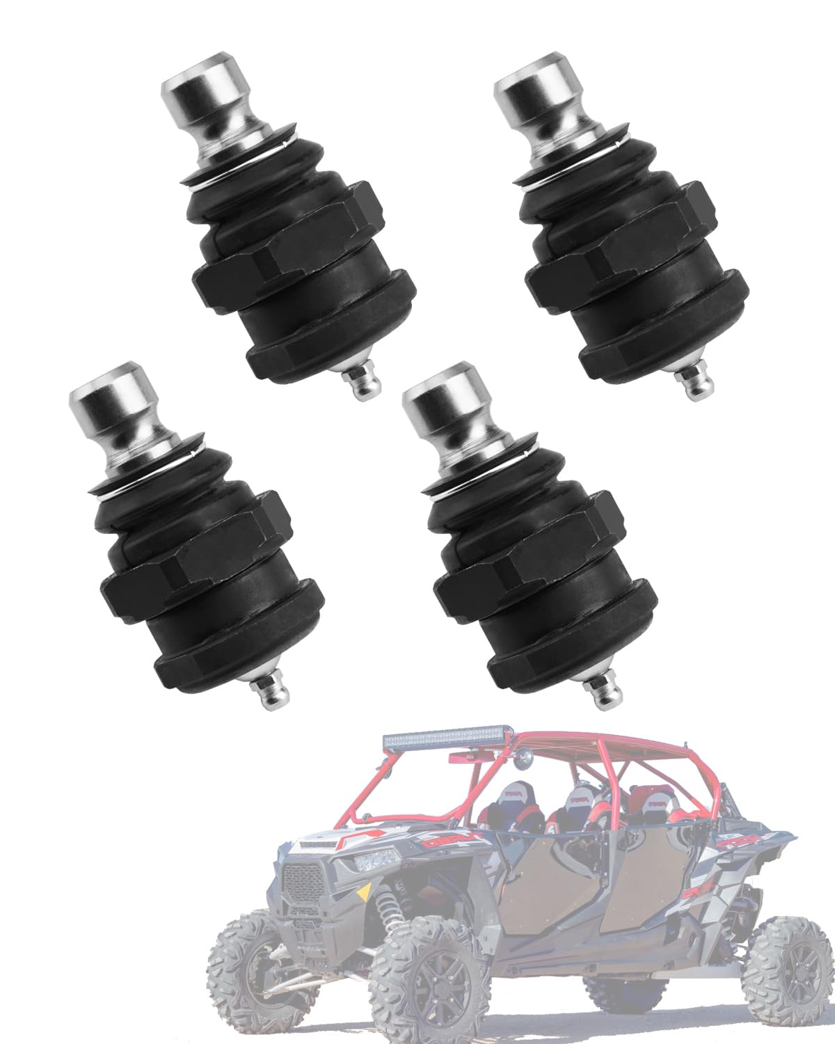 Gledewen heavy-duty ball joints pack, rugged front-view for durable off-road performance.