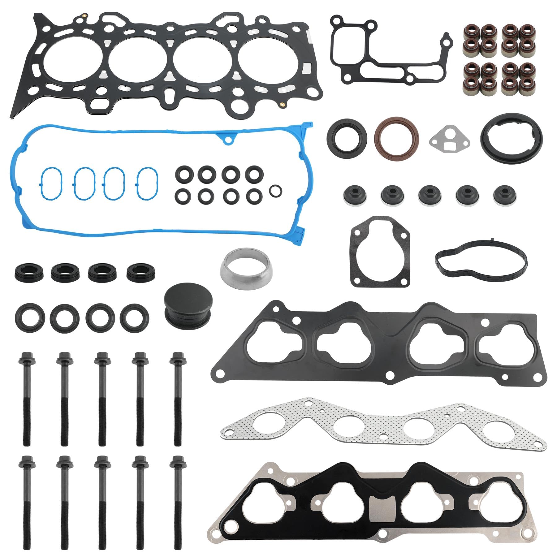 Gledewen HS26236PT-2 head gasket set with bolts ensures reliable sealing under high temperatures.