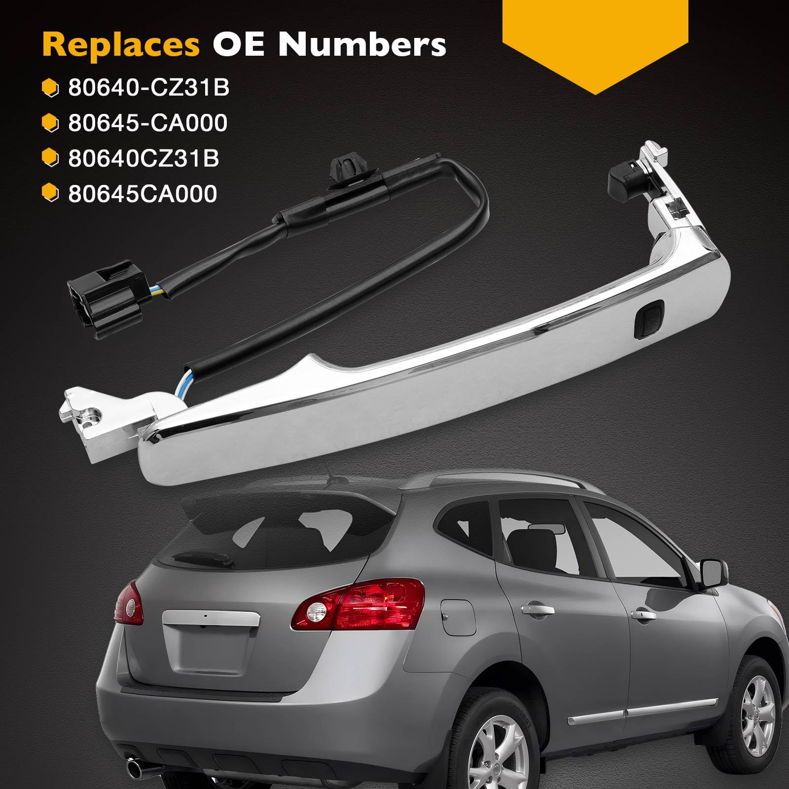 Gledewen intelligent-key-ready handle with seamless fit for Rogue.