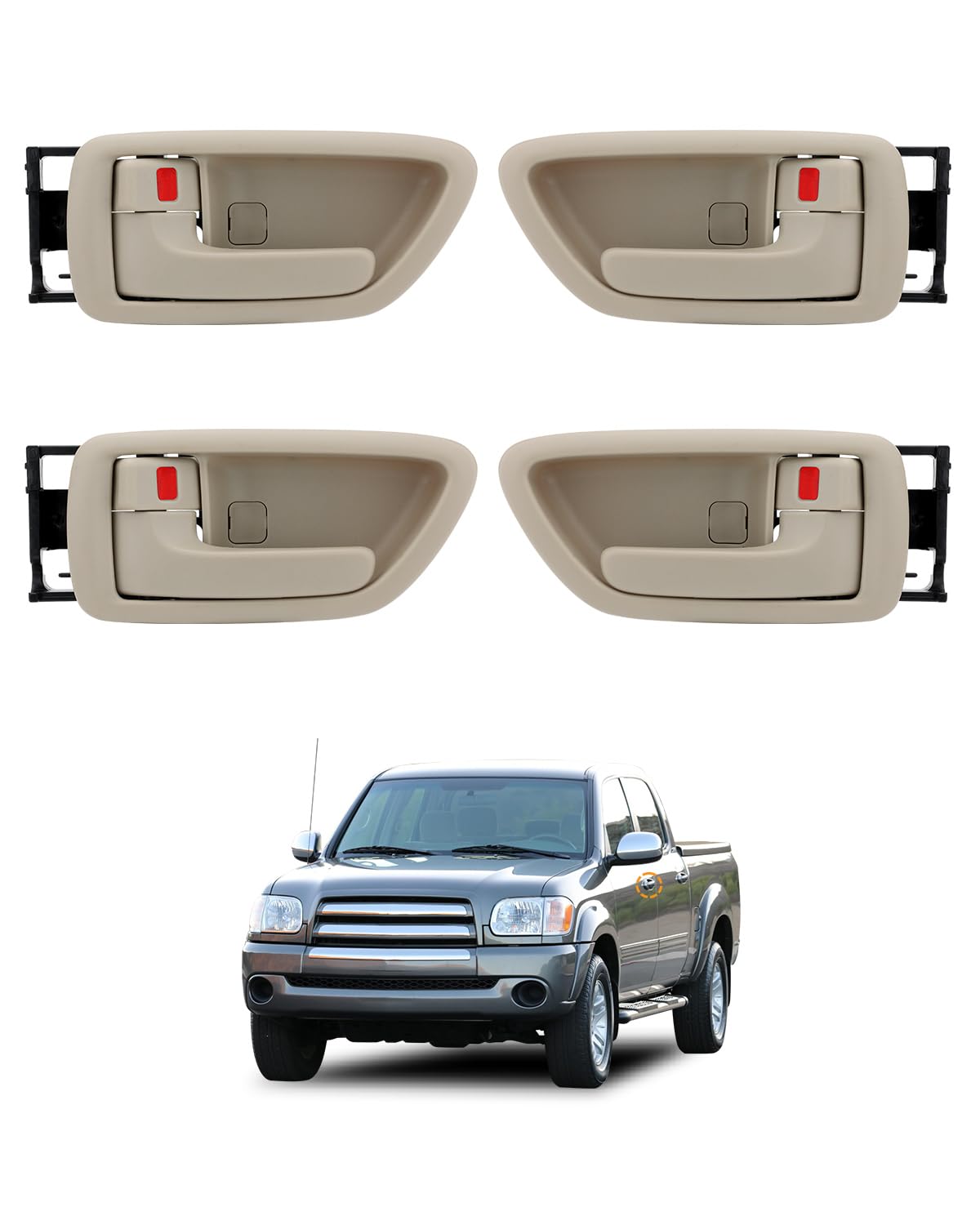 Gledewen interior door handle bezel front-left close-up for easy installation.