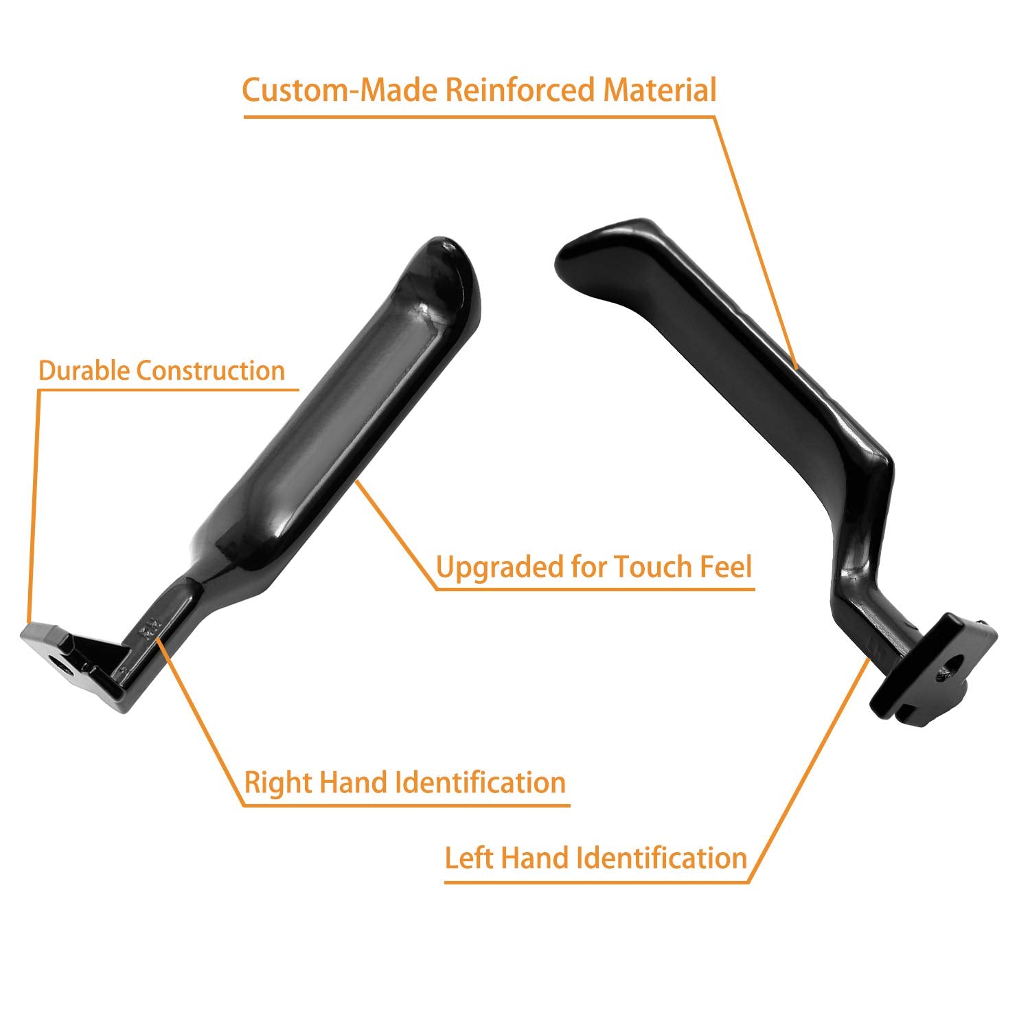 Gledewen interior door handle rear-right, reinforced build for long service