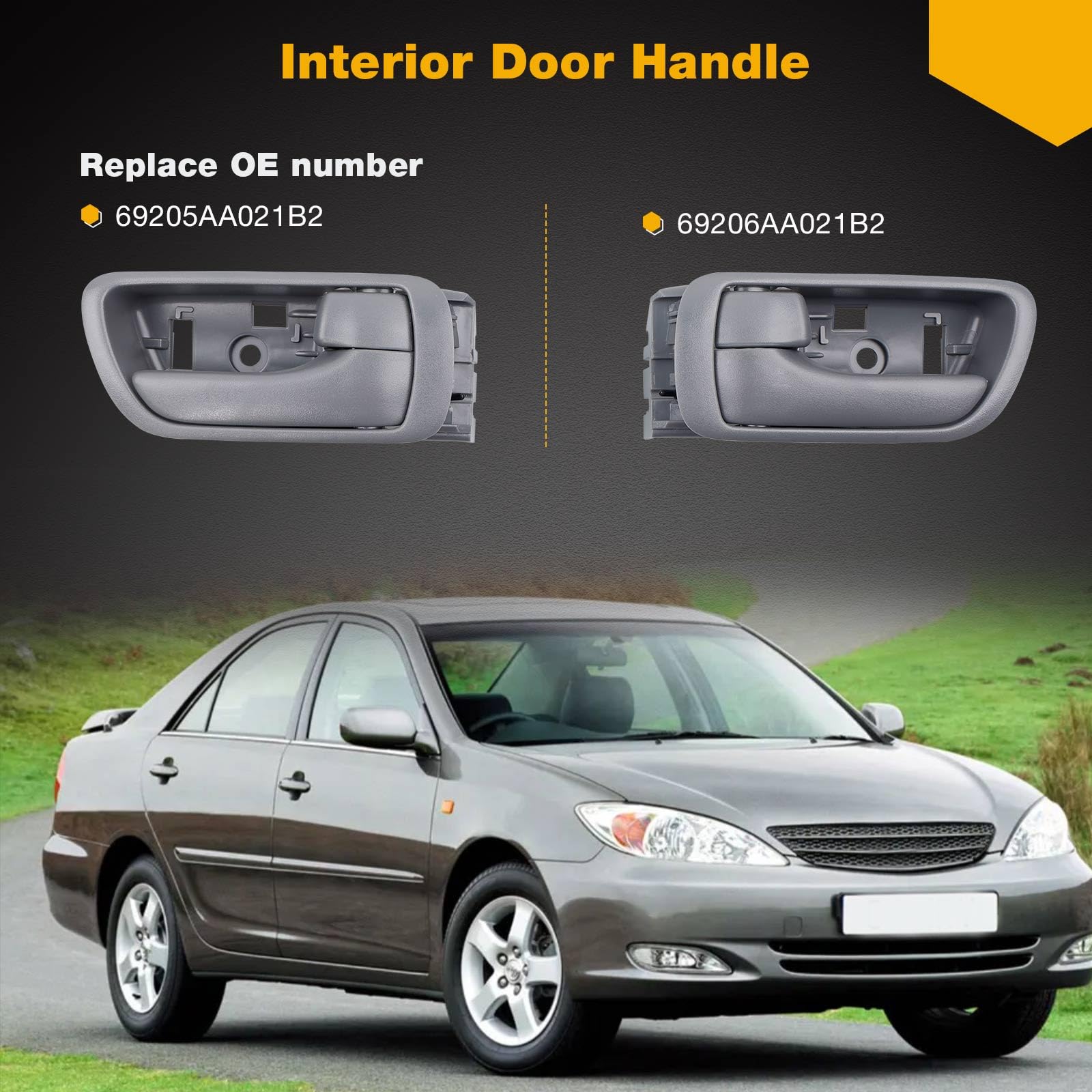 Gledewen interior door handle set packaging for Camry, ready-to-install