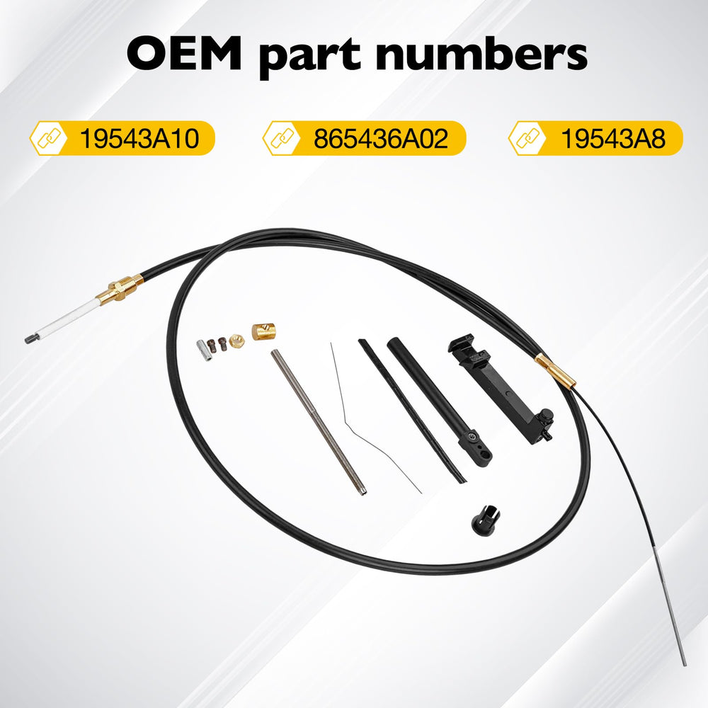 Gledewen MerCruiser shift cable kit package included for easy replacement.