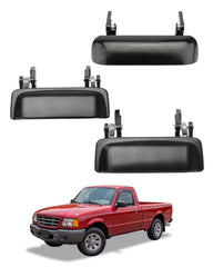 Gledewen metal door handle front-driver replacement for Ford Ranger with durable finish