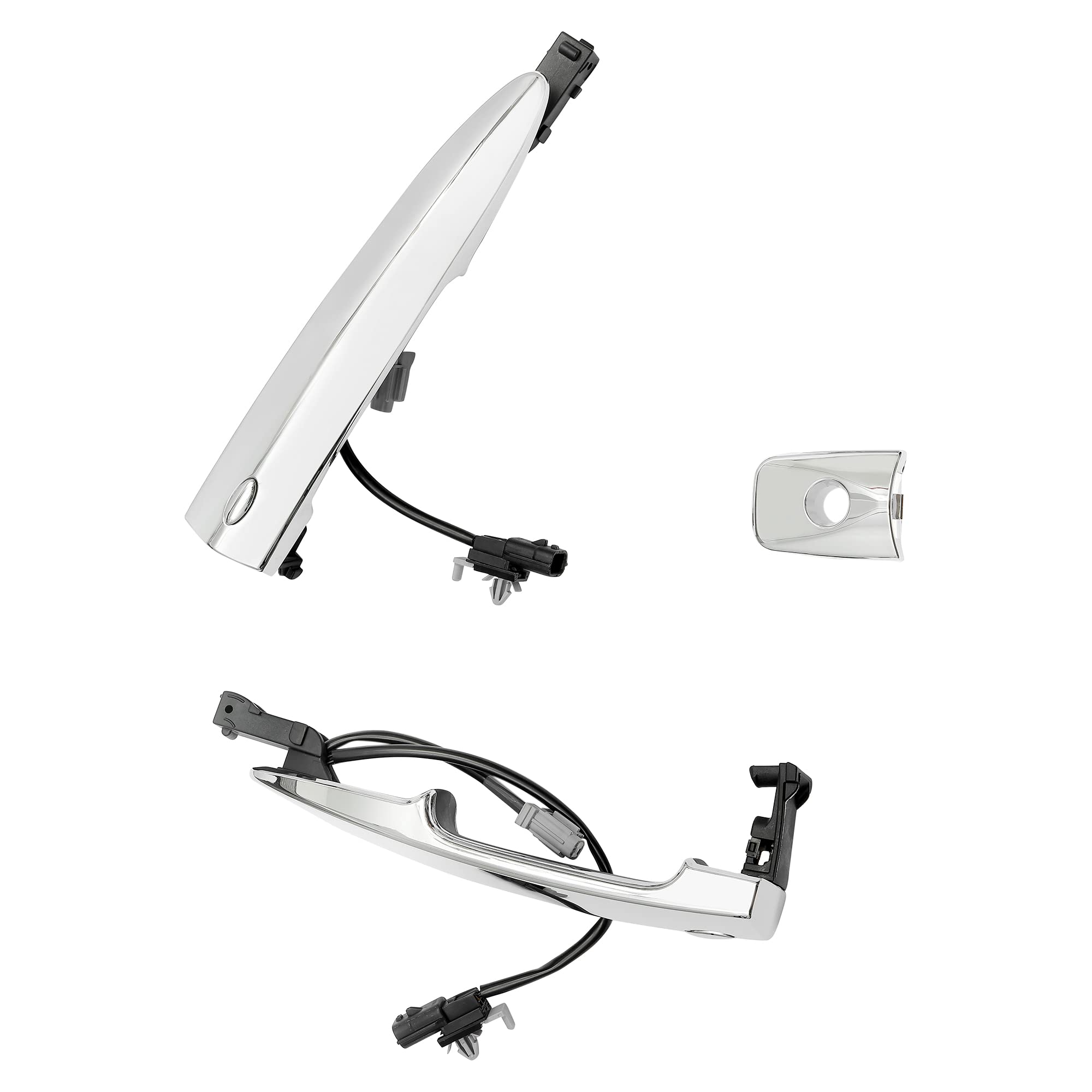 Gledewen OE-replacement chrome door handle ready for installation.