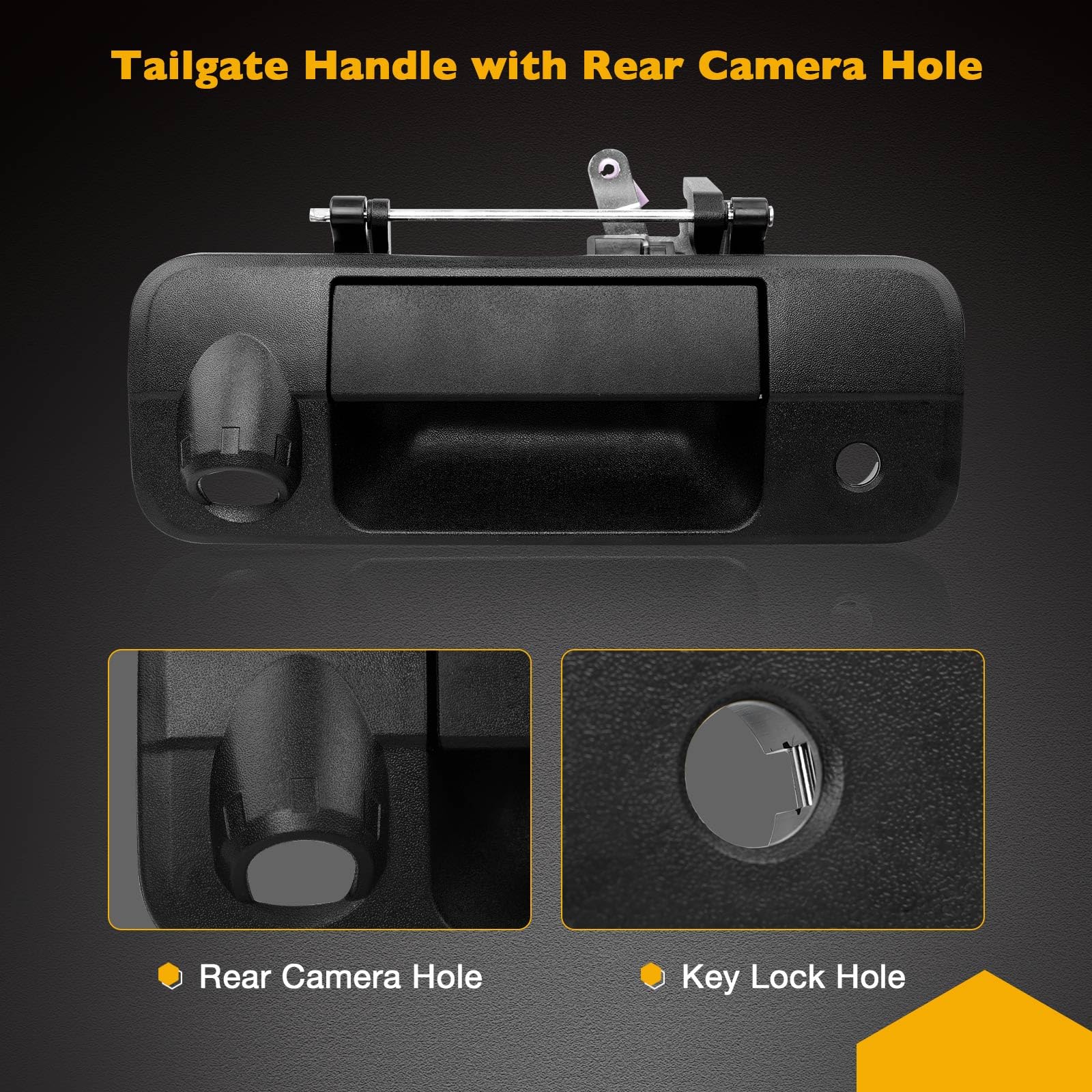 Gledewen OEM-fit tailgate handle replacement for seamless integration.