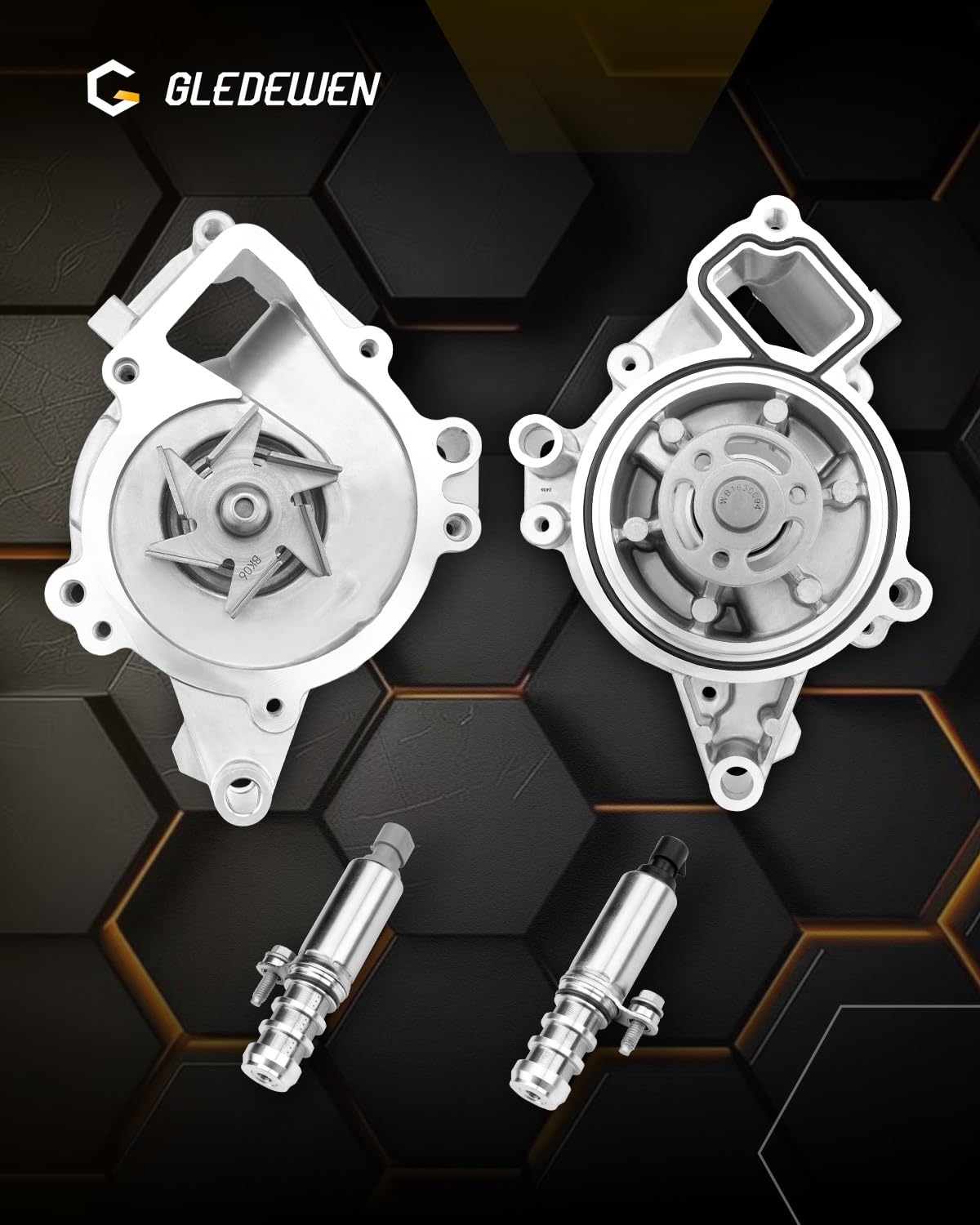 Oil gear and timing cover gasket set included in the kit.