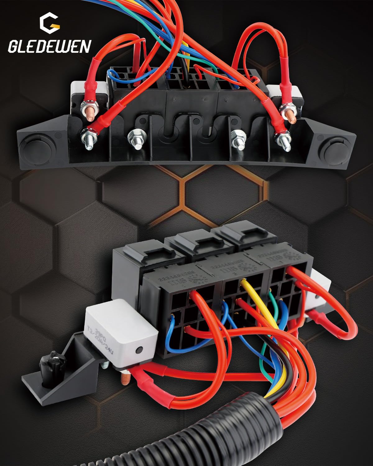 Gledewen packaged components image showing complete retrofit kit