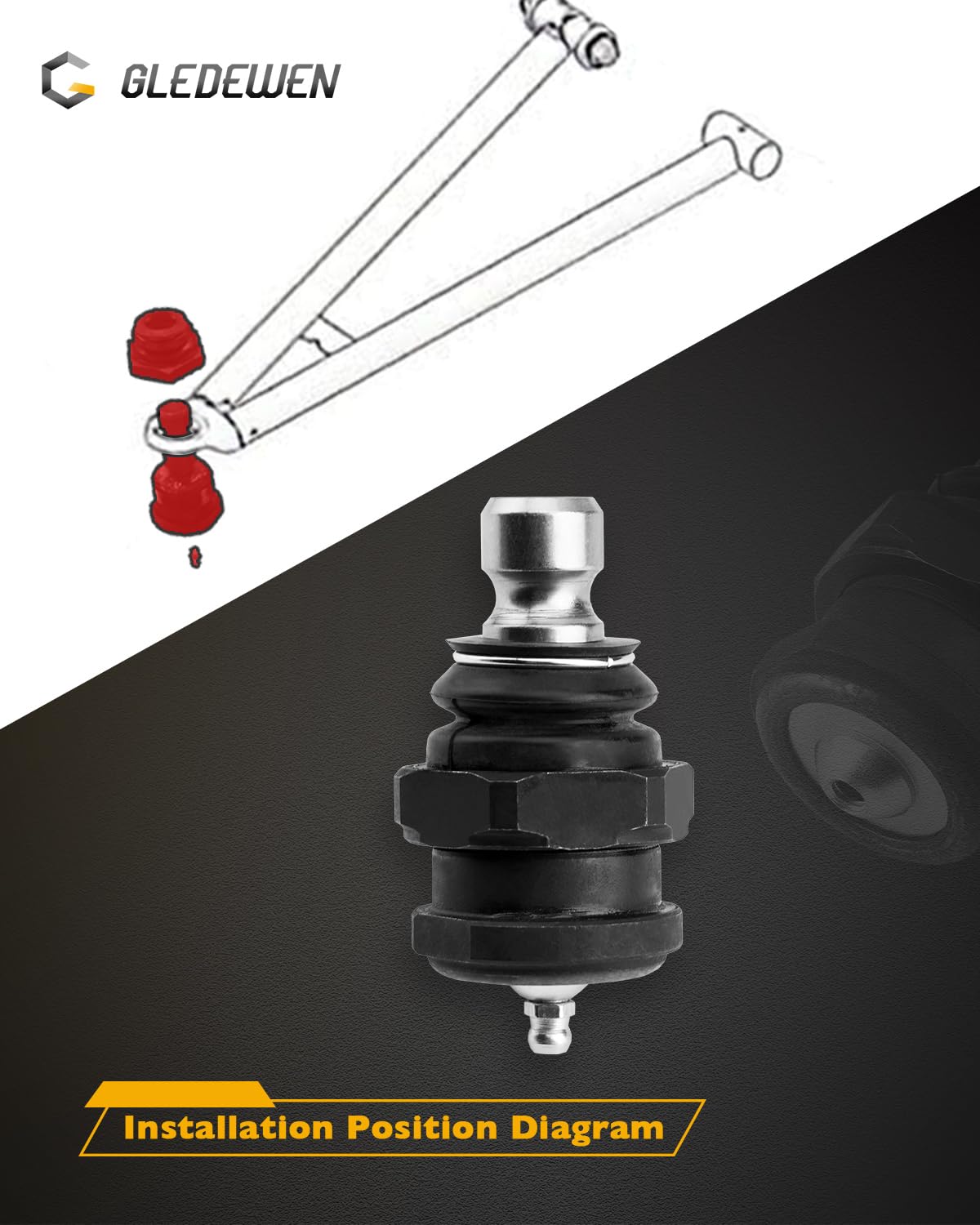 Gledewen quality inspection label indicates factory-tested reliability.
