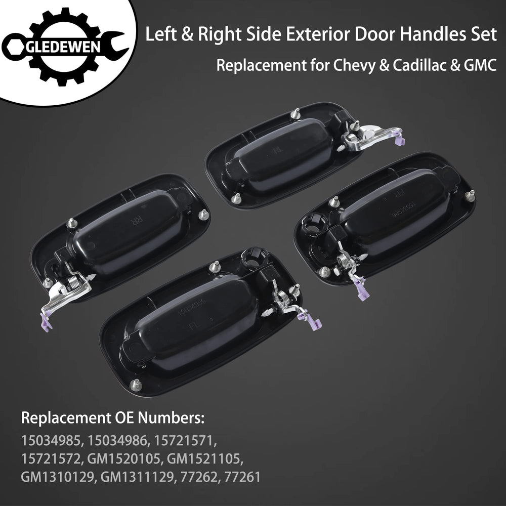 Gledewen rear-right exterior door handle, sturdy exterior component