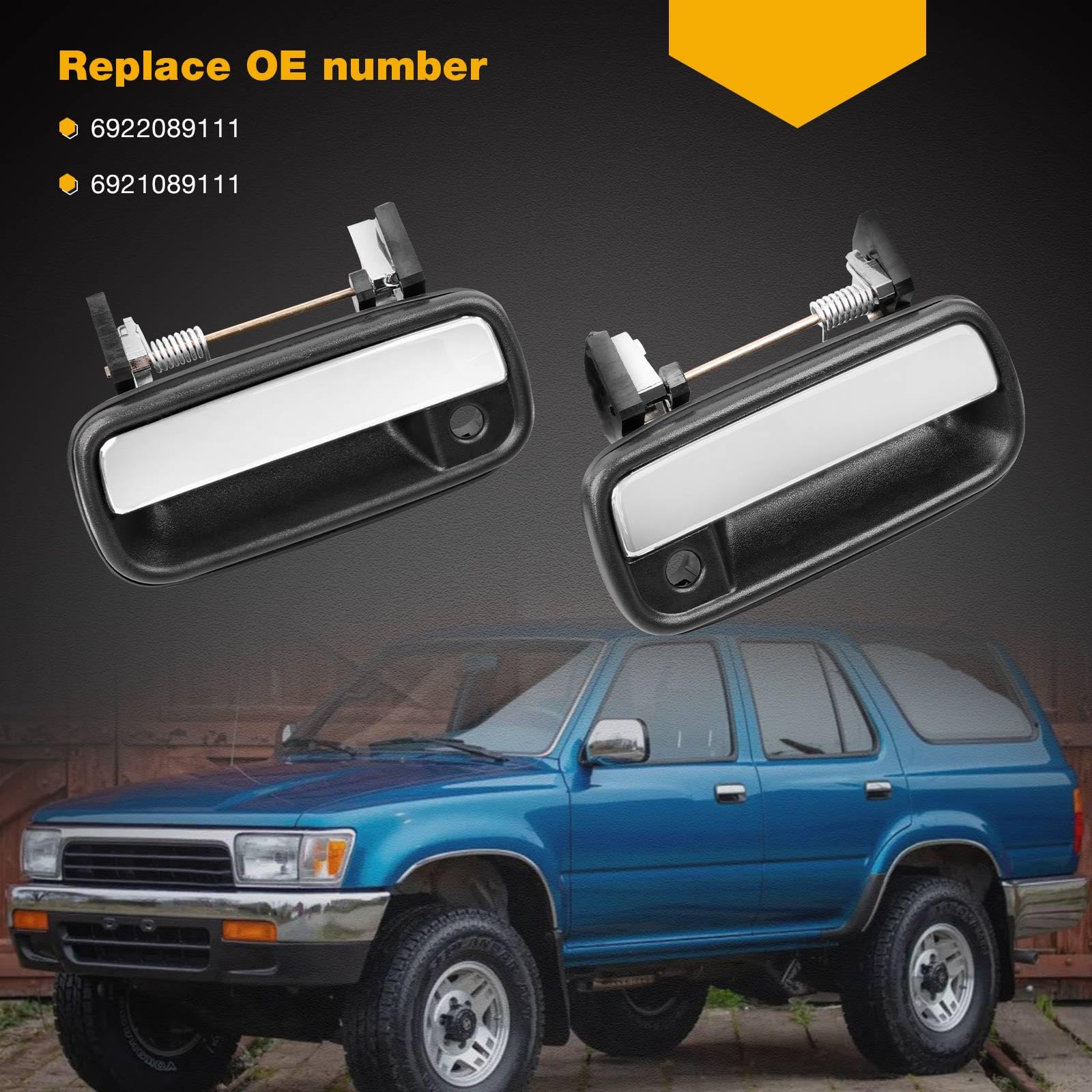 Gledewen reinforced plastic construction, weather resistant exterior handle.