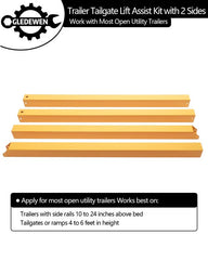 Gledewen side-rail compatibility on varying trailer heights