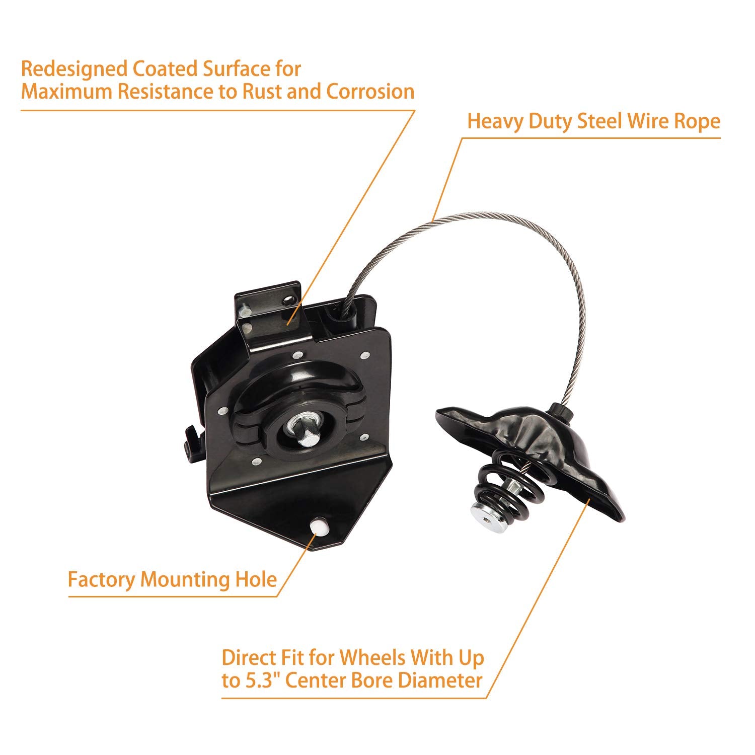 Gledewen spare tire carrier adjustment ensures proper alignment and secure fit.