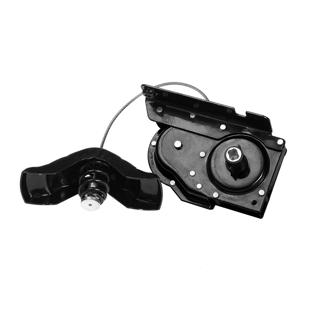 Gledewen spare tire hoist assembly for Ford F-Series trucks enabling smooth lifting and easy tire access
