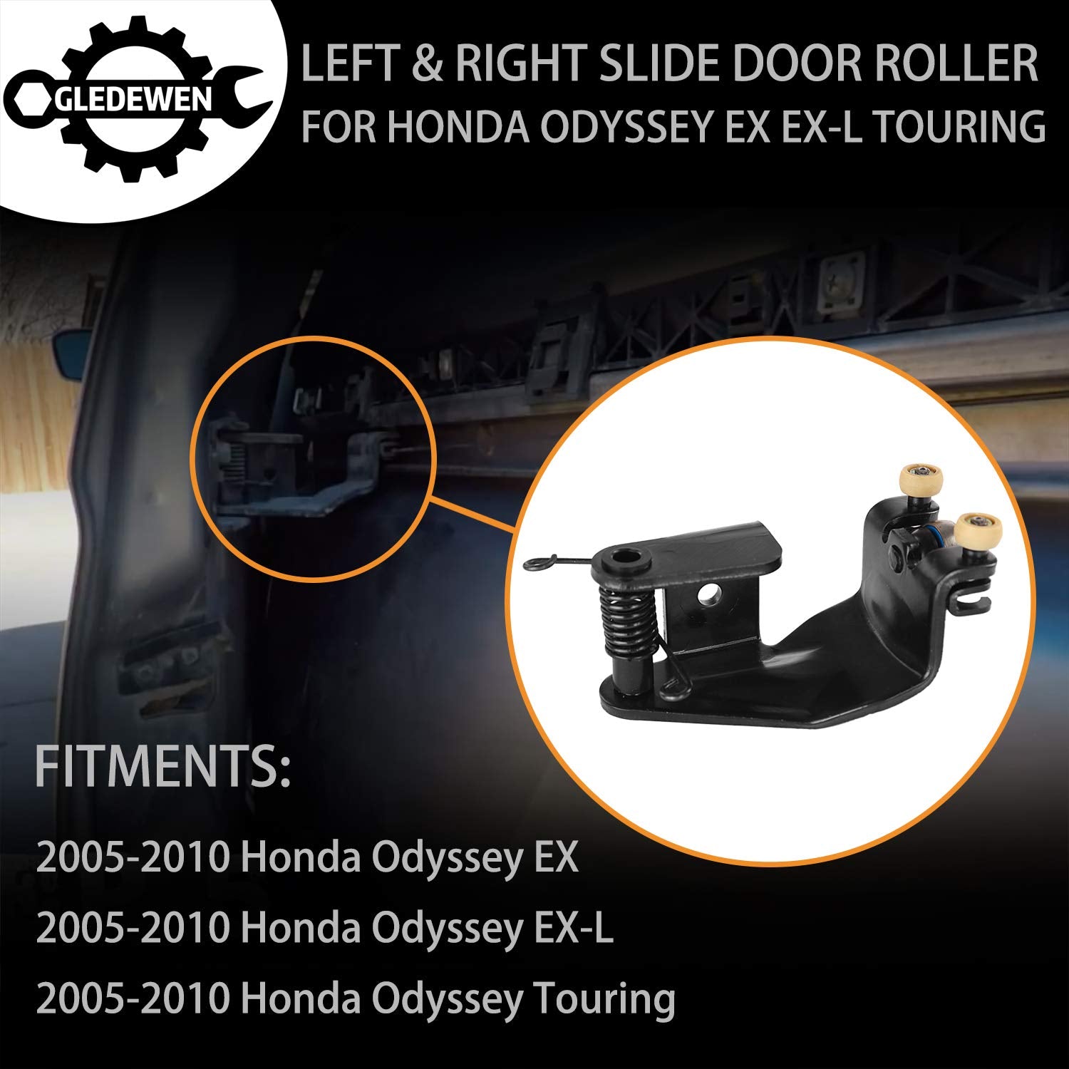 Gledewen surface-treated steel roller for durability and longevity