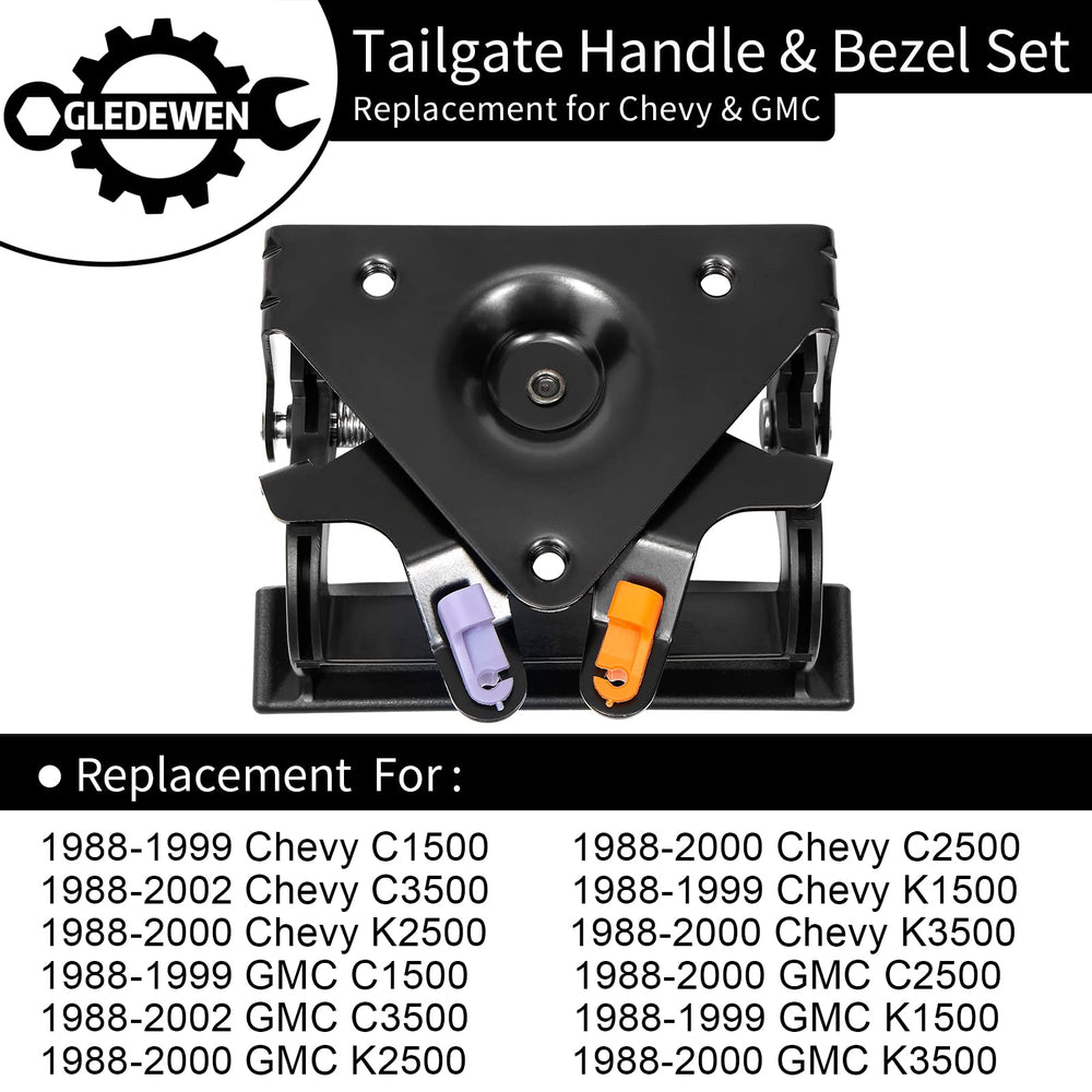 Gledewen tailgate bezel: precise fit and clean appearance.