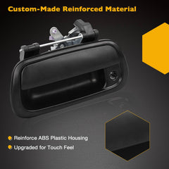 Gledewen tailgate handle front view shows durable construction.
