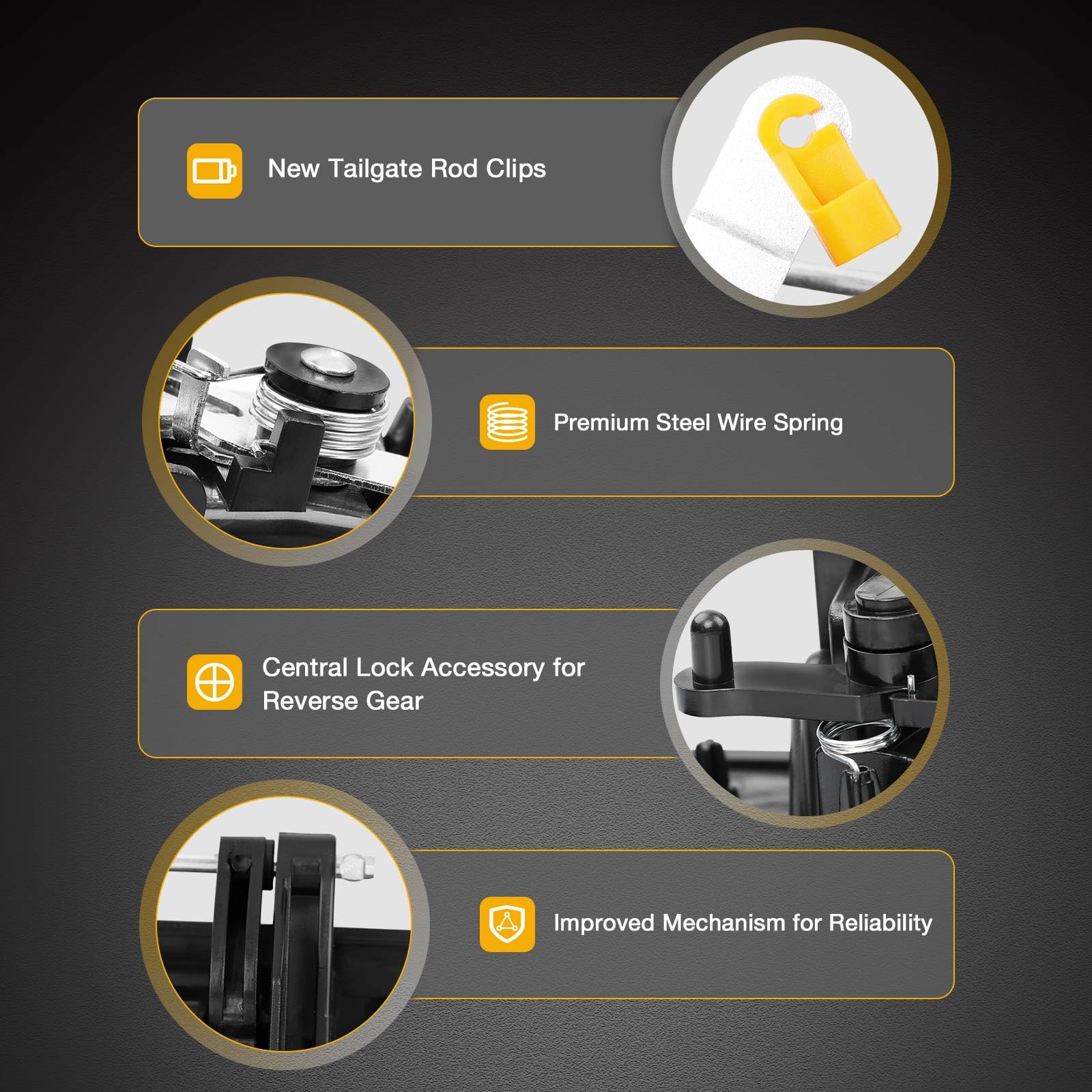Gledewen replacement part for Toyota Tundra; simple installation in minutes