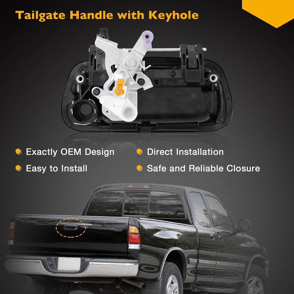 Gledewen tailgate handle OEM-fit for easy replacement.