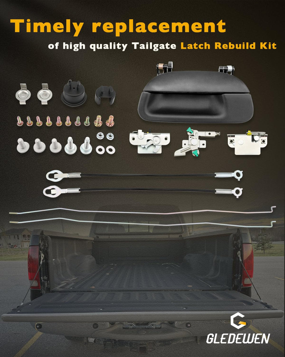 Gledewen hinge insert kit restores hinge fit for lasting performance.