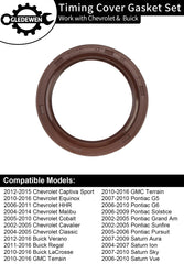 Gledewen TCS46079 OEM-fit gasket prevents drilling or cutting during replacement.