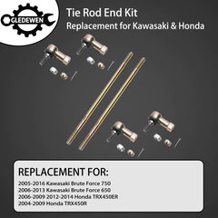 Gledewen two tie rods enhance steering precision for rugged trails