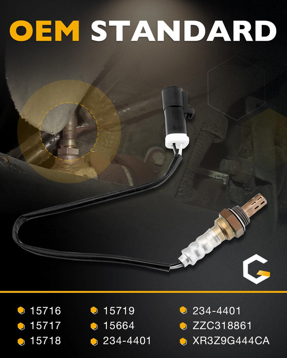 Gledewen upstream/downstream oxygen sensor 2pcs for Ford Explorer enhances idle stability.