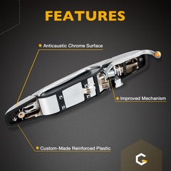 Gledewen weather-resistant chrome finish endures harsh conditions while keeping a polished look.