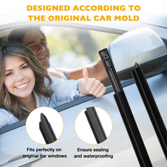 Gledewen weatherstrip window seal belt on passenger side reducing drafts