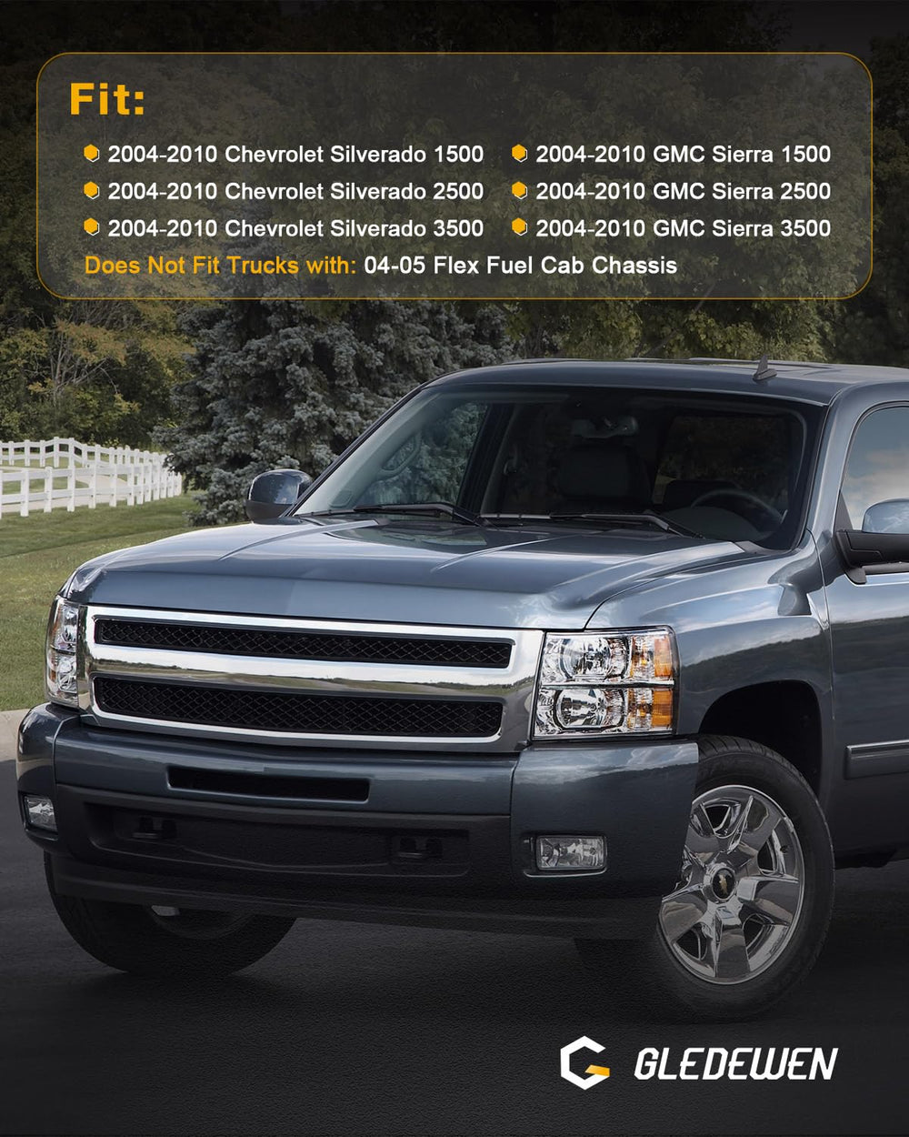 Gledewen kit installed on a Chevy Silverado for improved reliability.