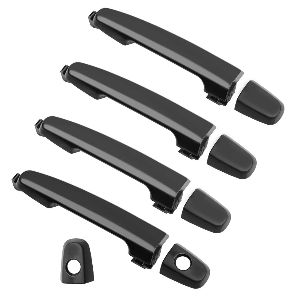 Gledewen exterior door handle front view for Camry 2002-2006, OEM-style replacement.