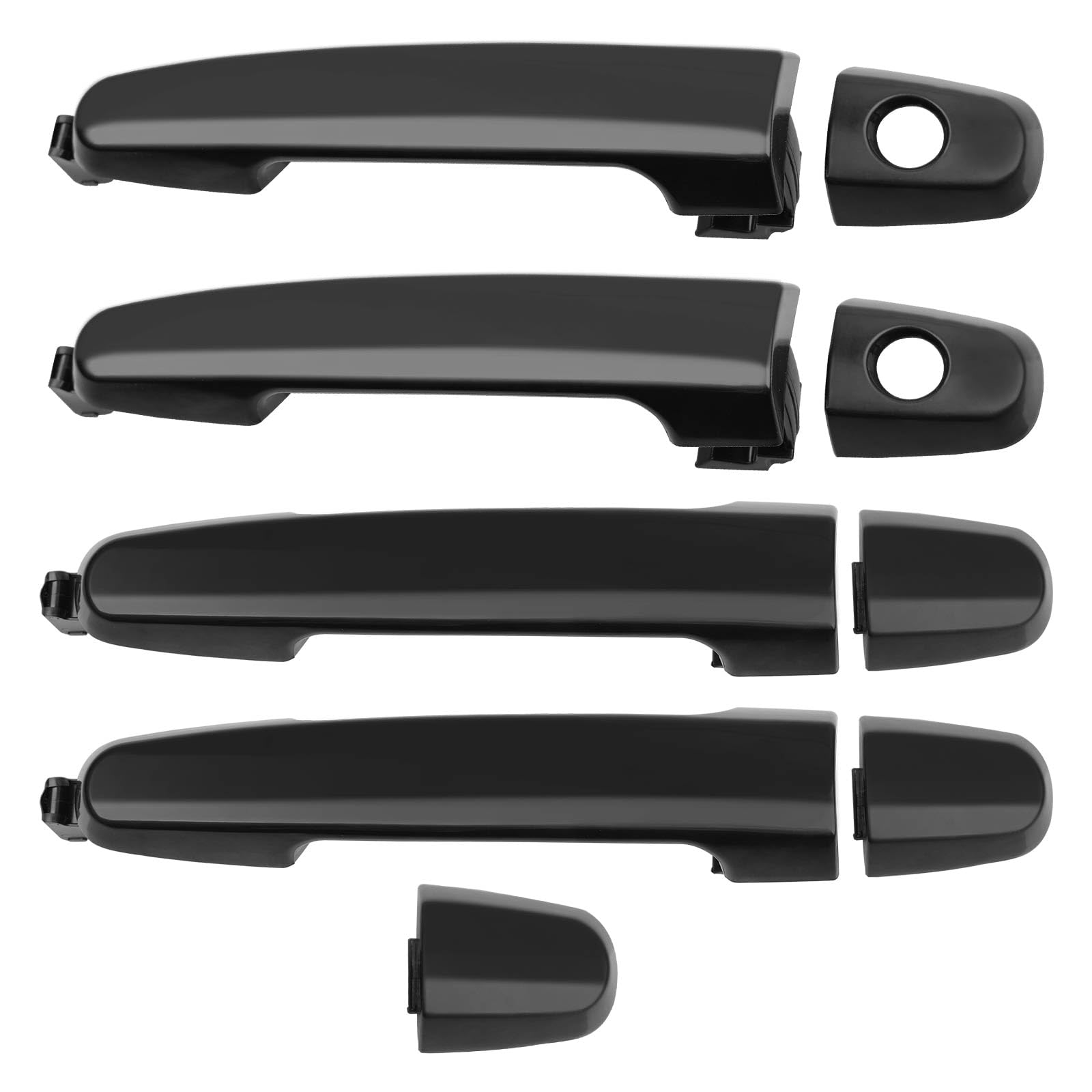 Gledewen exterior door handle rear view for Camry 2002-2006, durable construction.