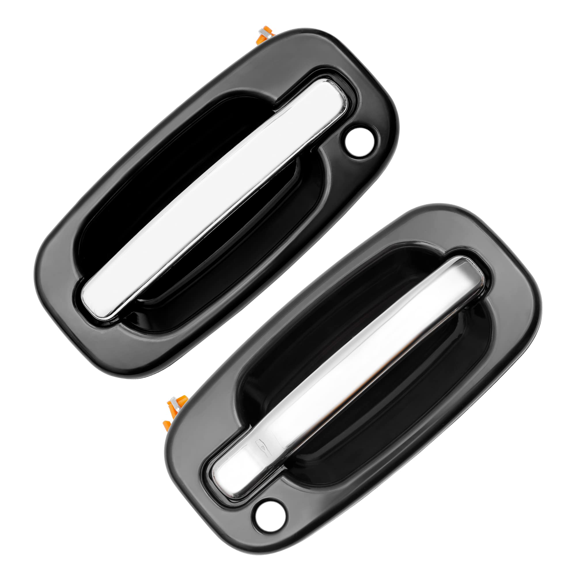 Gledewen front-right chrome exterior door handle with keyhole for easy entry