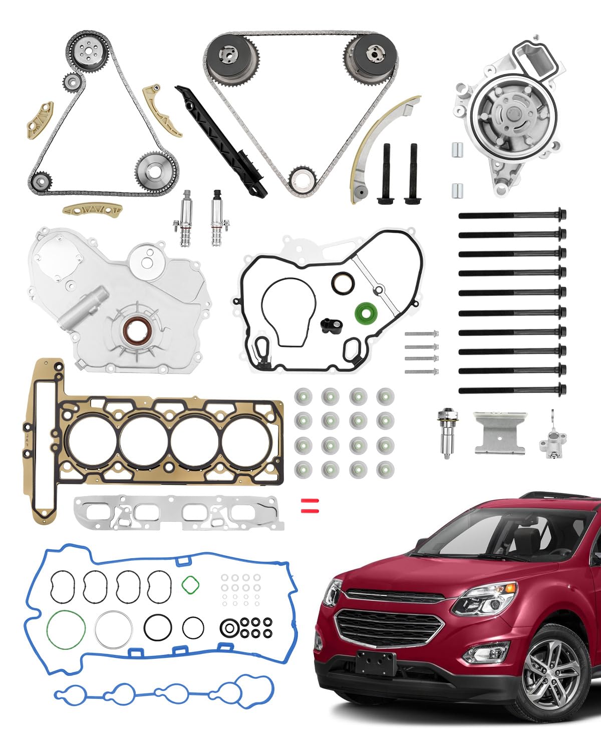 Gledewen timing chain center 148 links for durable timing in 2.4L engines